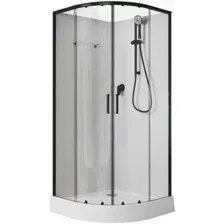 Душевая кабина Aquanet Passion Evo R 100 (черный)