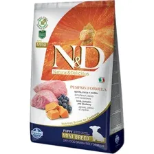 Сухой корм для собак Farmina Grain Free Pumpkin Lamb & Blueberry Puppy Mini (Ягненок с тыквой и черникой) 7 кг