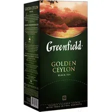 Чай пакетированный GREENFIELD Golden Ceylon черный (25x2г)