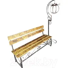 Скамейка Saniji 1660x500x850 с кормушкой