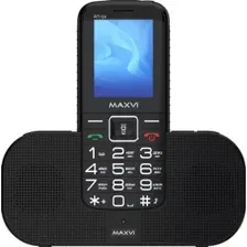 Кнопочный телефон Maxvi RT-04 (черный)