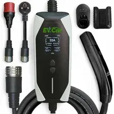 Зарядное EVCar Tesla NACS B3 6-32A WiFi (7кВт, 1 фаза, сменные вилки)