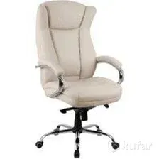 Офисное кресло King Style Hildi PU Chrome (кремовый)
