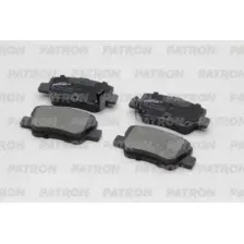 Тормозные колодки дисковые задняя ось PATRON PBP040