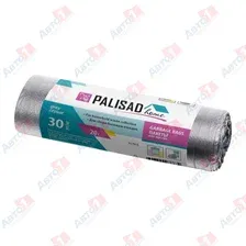 Пакеты для мусора Palisad Home 20л / 927015 (серый, 30шт)