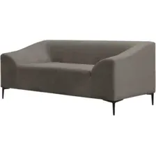 Диван Brioli Тони двухместный (V3/серо-коричневый)
