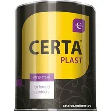 Эмаль Certa Plast 0.8 кг (графит)