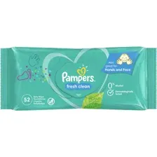 Детские влажные салфетки Pampers Fresh Clean, 52 шт