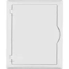Бокс пластиковый Elektro-Plast Eco Box 2x12M, N/PE 3x 6x16+3x10mm2, белая пласт. дверь, белый RAL9003, 434x354x105mm, IP40