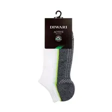 Носки мужские DIWARI Active размер 27, белый-темно-серый