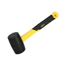 Киянка резиновая черная Deli YS EDL5916 0,45 кг, фибергласовая рукоятка