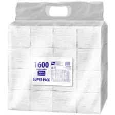 Салфетки бумажные SIPTO Super Pack 1600 листов