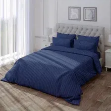 1.5-спальный комплект постельного белья Verossa Stripe Indigo VRT 1565 70004 ST13 23