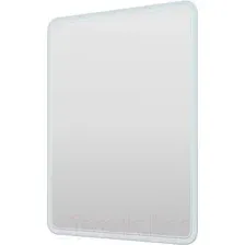Зеркало Пекам Marta 2 80x100 / marta2-80x100scl (с подсветкой, сенсором на прикосновение и часами)