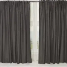 Комплект штор Mio Tesoro Канвас 200x270 (2 шт, темно-серый)