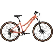 Велосипед STARK Luna 27.1 D 2025 (16, коралловый матовый/персиковый, разобранный, в коробке)