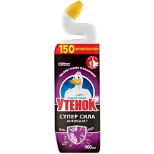 Средство для унитаза Туалетный Утенок Супер сила Антиналет (900 мл)