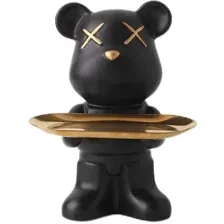Статуэтка Merry Bear Home Decor Черное И Белое 30001207