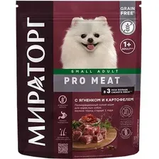 Сухой корм для собак Мираторг Winner Pro Meat для взрослых мелких пород с ягненком и картофелем 700 г