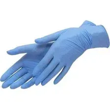 Нитриловые перчатки Ecolat Нитриловые (L, 200 шт, голубой)