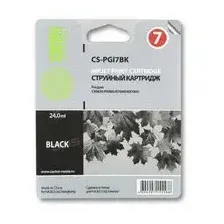 Картридж Cactus CS-PGI7BK черный