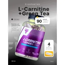 Л-Карнитин Trec Nutrition L-Carnitine+Green Tea 90 капсул