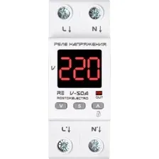 Реле напряжения RostokElektro V-50А RE
