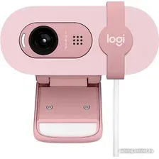 Веб-камера Logitech Brio 100 (розовый)