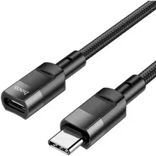 Кабель Hoco U107 USB Type-C - USB Type-C (1.2 м, черный)