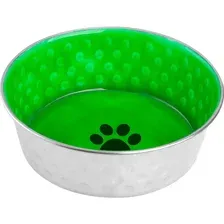 Миска для животных Mr. Kranch Candy, зеленый, 1.2 л