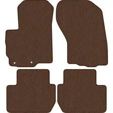 Комплект ковриков для авто Alicosta Mitsubishi Outlander II (suv / CWOW) 2005 - 2012 (коричневый, сота)