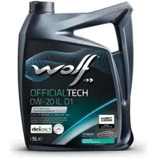 Моторное масло Wolf OfficialTech 0W-20 IL D1 5л