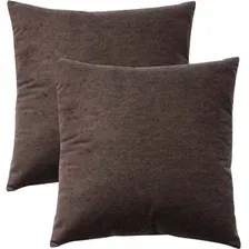 Декоративная подушка Matex Velours 49-852 (2шт, темно-коричневый)