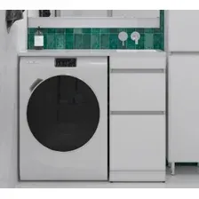 Symbolite Тумба с умывальником Даллас 110 Люкс Plus + Estetus Даллас 110x48 (правый, эмаль белый)
