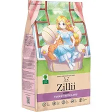 Корм для кошек Zillii Indoor Adult Cat, индейка с ягненком, 2 кг