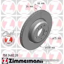 Тормозной диск Zimmermann 150348220