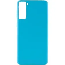 Чехол-накладка Case Matte Lux для Galaxy S21 FE (голубой)