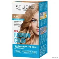 Крем-краска для волос "Fashion Color" тон: 9.75, карамельный блондин