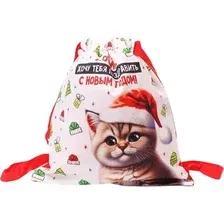 Мешок для обуви Milo Toys Котик в шапке 10364444