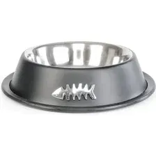 Миска для животных ZooZooZoo Рыбка SWT-5022-450 (черный)