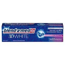 Паста зубная BLEND-A-MED 3D White бодрящая свежесть, 100 мл