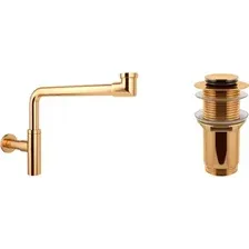 Сифон Wellsee Drainage System 182126002 (сифон, донный клапан, золото)