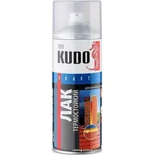 Лак Kudo KU-9006 Термостойкий универсальный 0.52 л