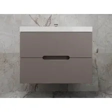Symbolite Тумба под умывальник Матис 80 Classic 2 ящика (подвесная, тауп темный)