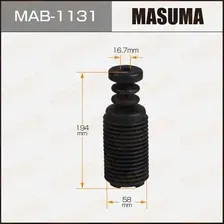 Пылезащитный комплект, амортизатор MASUMA MAB-1131