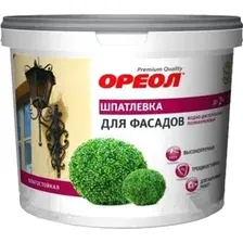 Шпатлевка Ореол Discont Фасадная влагостойкая для внутренних работ 4 кг