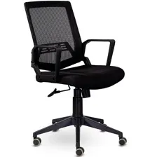 офисное компьютерное кресло UTFC Квадро М-807 Black, чёрный