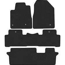 Комплект ковриков для авто Alicosta Honda Pilot (suv / YF4) +3 ряд 2008 - 2015 (черный, ромб)