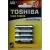 Батарейка Toshiba Alkaline LR03 4BP