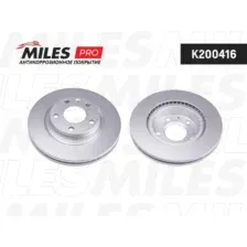 Диск тормозной AUDI A4 95VOLKSWAGEN PASSAT 9700 передний вент MILES K200416